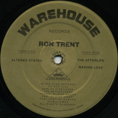 Ron Trent - Altered States Ron Trent - Altered States
