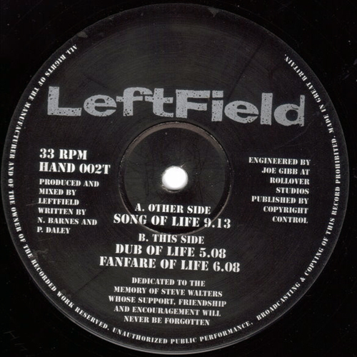 Leftfield ‎– Song Of Life