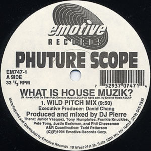 Phuture Scope ‎– What Is House Muzik