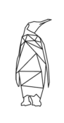 PINGOUINnoir-FONDtransparent logo